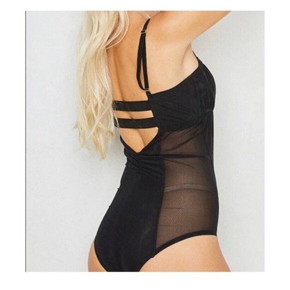 We are HAH/Revolve Under The Wire Bodysuit Black Size XS Nwts NEW B - Picture 5 of 8
